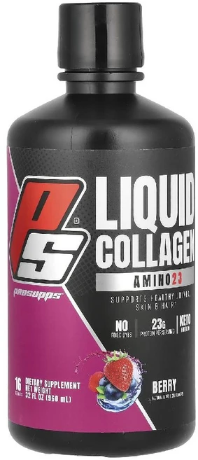 ProSupps Amino 23 액상 콜라겐 베리 960ml(32fl oz) ProSupps (프로섭스), 상품, 1개, 960ml - 쿠팡