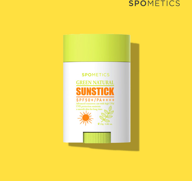스포메틱스 그린 네츄럴 선스틱 SPF50+ PA++++, 23g, 1개