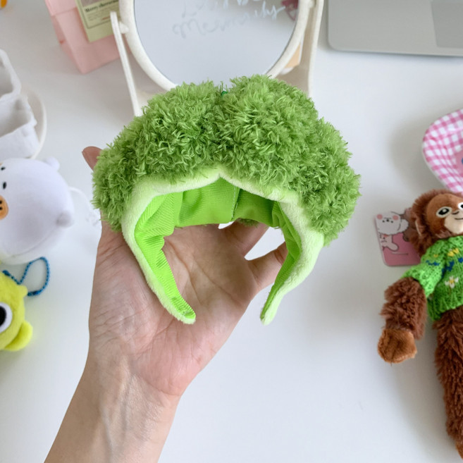 걸스코코 키링옷 인형 꾸미기 악세사리 소품 모자 옷 10cm, 브로콜리모자, 1개