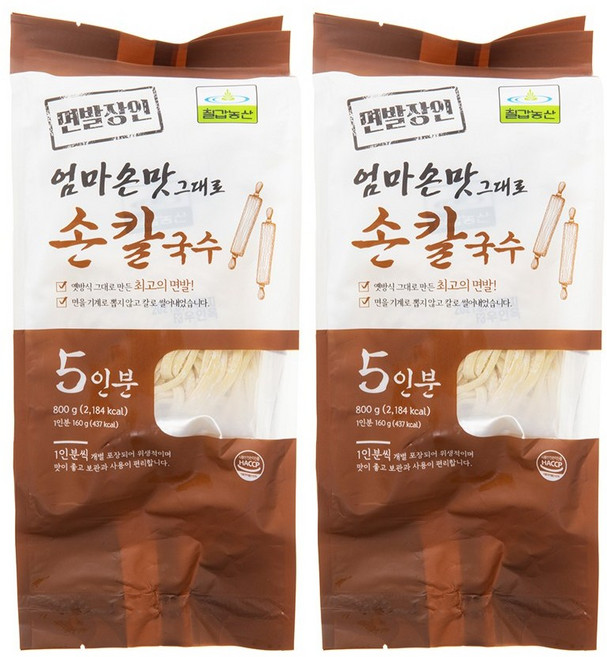 칠갑농산 손칼국수, 800g, 1개