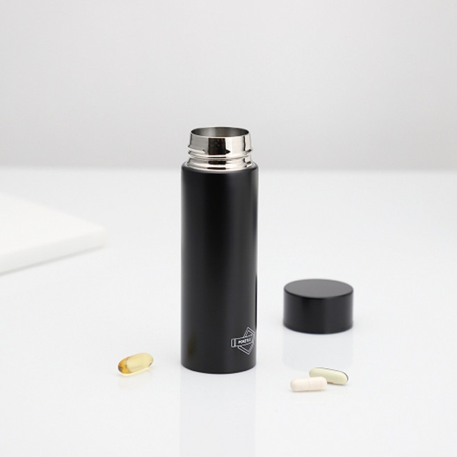 포케틀 s 스텐 미니 소형 텀블러 120ml(7색상), 실버, 1개