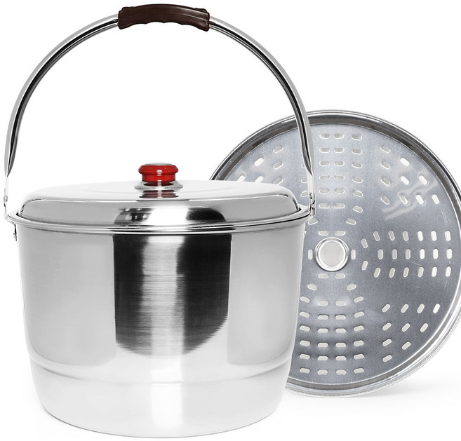 선학 인덕션 스테인레스 들통 4호, 33cm, 1개