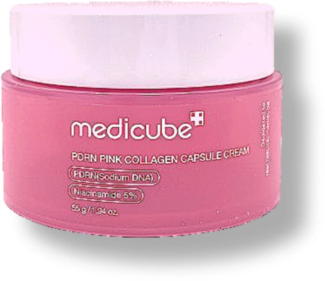 메디큐브 PDRN 핑크 콜라겐 캡슐 크림 55g, 1 - 쿠팡