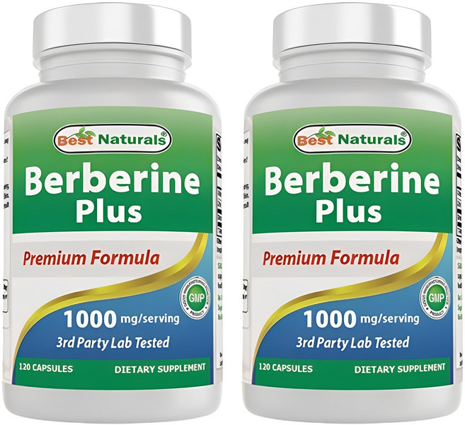 베스트네츄럴스 베르베린 플러스 1000mg 캡슐, 120정, 2개