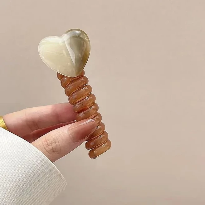 미니멀리스트 버블 브레이드 머리띠 배려 전화선 헤어 루프 묶인 포니테일 브레이드 헤어 로프 머, 04 1pc style 1