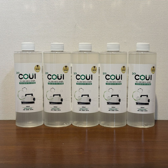 5병 / 로이만 연무기용액 쿠이연무액 연막기 방역기 그래핀 피톤치드 탈취제 새집증후군제거, 5개, 500ml