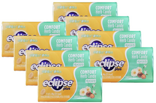 이클립스 플러스 허브캔디 배비파향, 30g, 16개