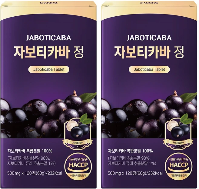 자보티카바 정 Jaboticaba, 2개, 120정 - 쿠팡