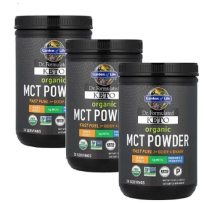 2+1 가든오브라이프 닥터 포뮬레이티드 케토 유기농 MCT 분말 300g 코코넛 중쇄중성지방 - 쿠팡