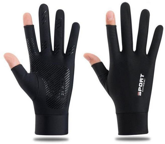 수영 다이빙 보호 서핑 장갑 내마모성 비 슬립 여성용 얇은 스노클링 수중장비 다이빙장갑, S, 블랙 - 두손가락 오픈