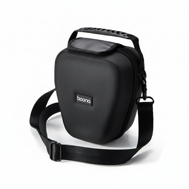 하드 케이스 미러리스 가방 삼각 카메라 파우치, 블랙