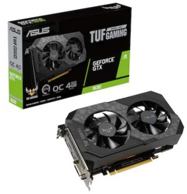 에이수스 TUF Gaming GTX 1630 O4G OC D6 4GB 그래픽카드, 지포스 GTX 1630 O4G OC D6