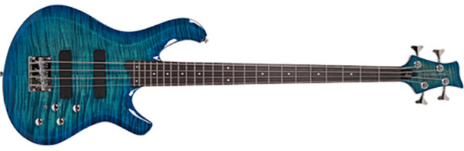 데임 DAME FALL & PAUL 250 베이스기타 폴앤폴 250, 1개, Transparent Blue