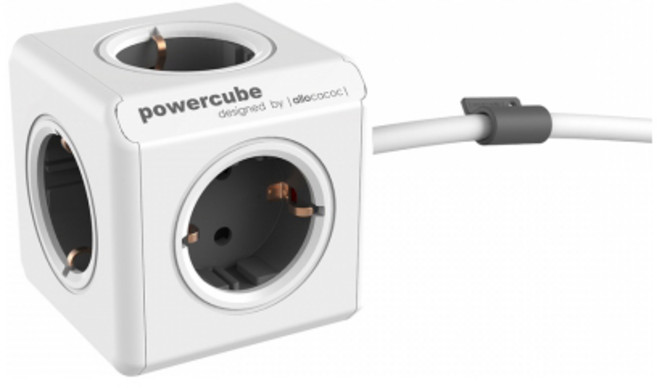 [코리아스퀘어] 천하 파워큐브 익스텐디드 5구 3M, 1개, 색상랜덤