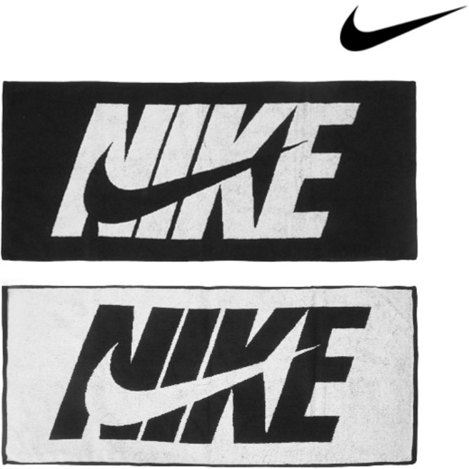 나이키 자카드 그래픽 타월 M 블랙 IF0600-010 스포츠수건, IF0600-010블랙, 1개