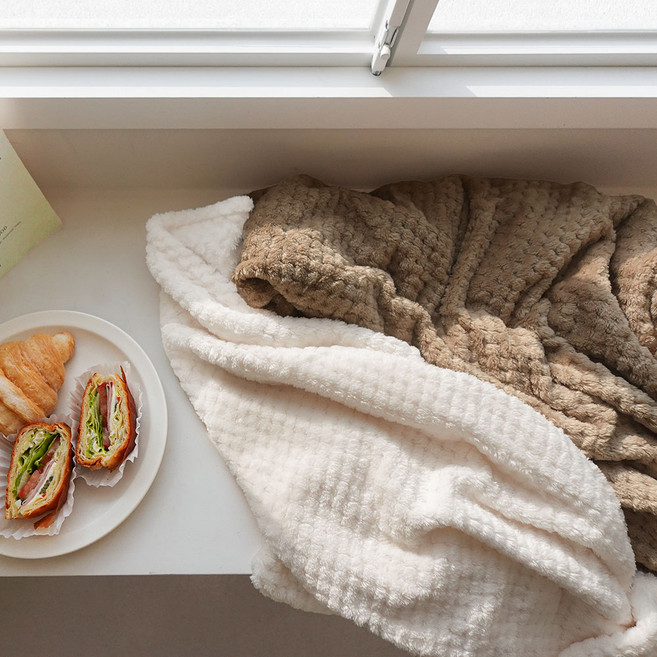 1+1 부드러운 극세사 무릎 담요 블랭킷