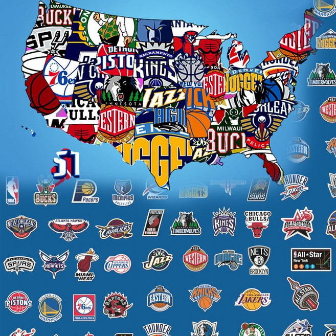 포스터리 리무버블 방수 스티커 띠부띠부 여행용 캐리어 노트북 캐릭터 냉장고 감성 아이패드 꾸미기, 1세트, 띠부 NBA-A04