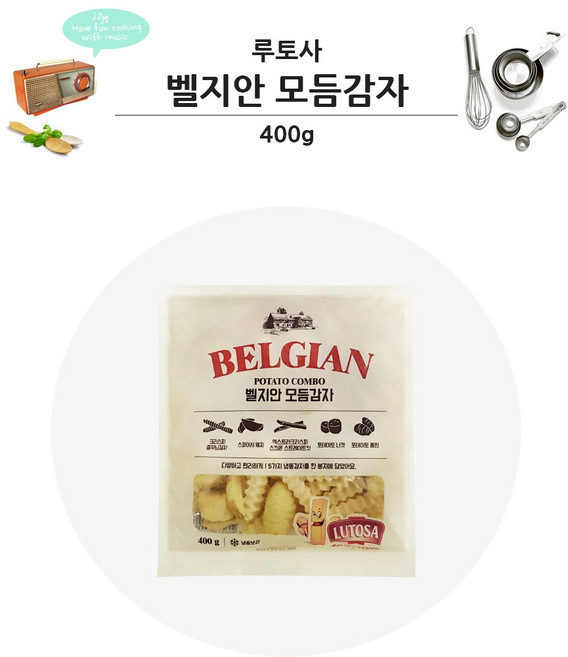루토사 벨지안 모듬감자 400g, 2개