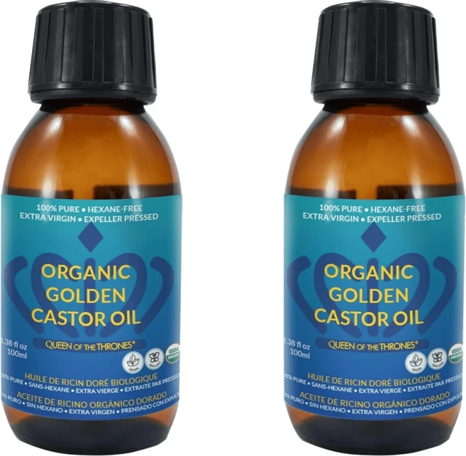 퀸오브드론 엑스트라버진 피마자 캐스터 오일 100ml 2개 - 쿠팡