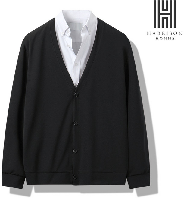 해리슨 링클프리 V넥 가디건 HA-1305 CSM1002