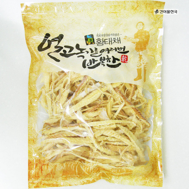 건어물천국 프리미엄 황태채 500g 황태국 무침 반찬용, 1개