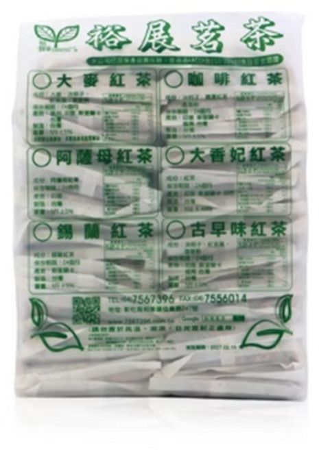 裕展茗茶 商業用大麥紅茶包 業務用大包裝 嚴選醇厚風味 50入, 60g, 1套, 50個裝