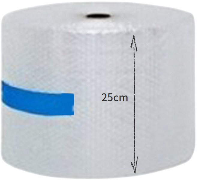 에어캡 포장용 뽁뽁이 두께0.02mm 폭 25cm x 길이 50미터, 3개
