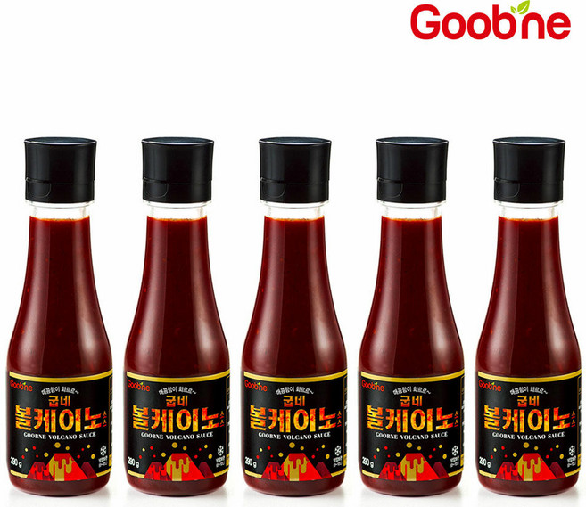 굽네 볼케이노 소스 290g*5병 AV11, 290g, 5개