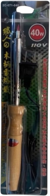職人 木柄電烙鐵 40W 110V, 1個, 60w,110v, EICF-2002