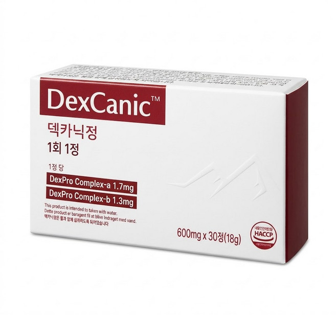 스위스 기반 배합 레시피 적용 특허 포뮬러 Dexcapro a b 고함량 배합 덱카닉정 사은품 카카오프렌즈 미니수첩 증정!!, 1박스, 30정