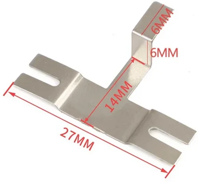 50pcs 니켈 탭 도금 강판 18650 리튬 배터리 용 다각형 스폿 용접 커넥터 플레이트