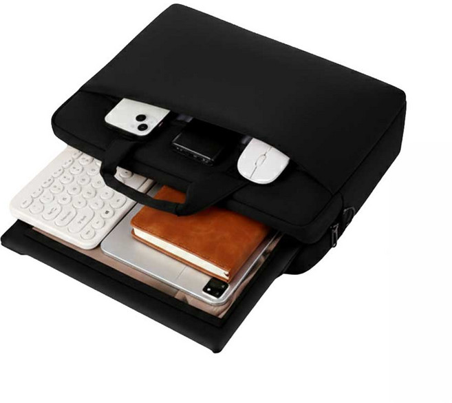 노드웨이브 방수파우치 대용량 노트북 가방, 1개, 블랙