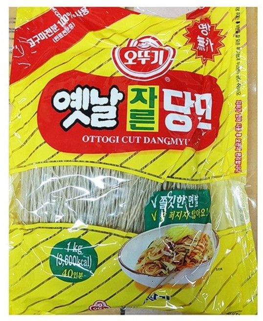 자른당면(오뚜기 1K) 당면 자른당면 찰당면 고구마당면, 1, 1kg
