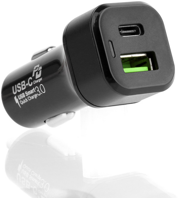 2포트 QC3.0/Type-C(PD) USB Car Charger PD포트 노트북, 상세페이지 참조, 1개