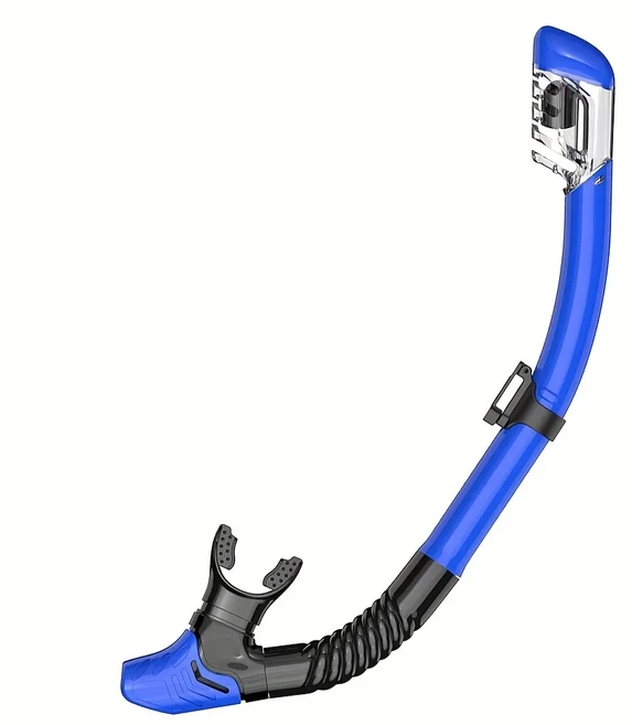 성인용 풀 드라이 스노클 이지 브리스 다이빙 스플래시 가드 탑 밸브 스쿠버 수영 장비, 07 Blue