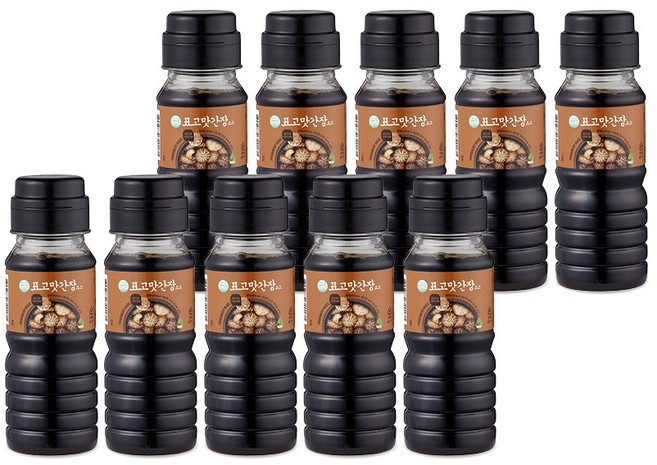 비비푸드 표고맛간장소스 조림/볶음/찍어먹는간장, 100ml, 10개