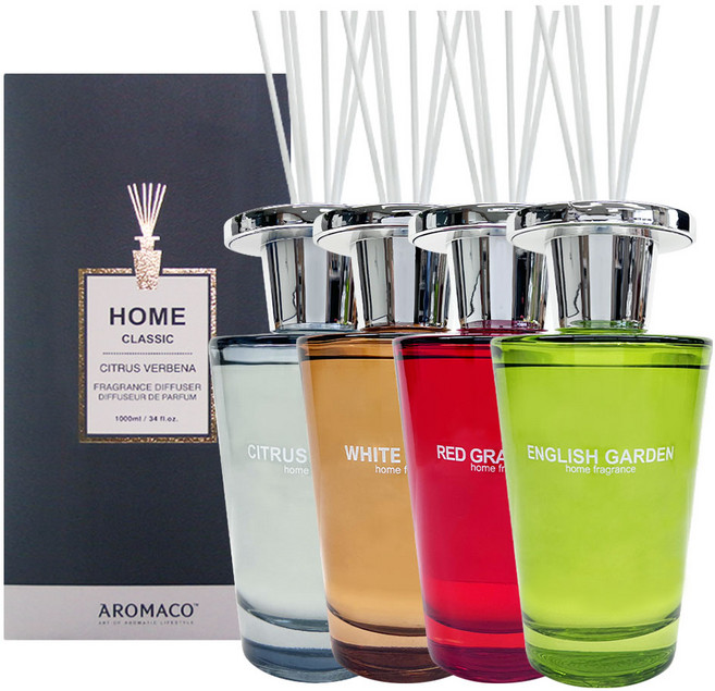 [아로마코] 홈리드 디퓨저 6종(1000ml)/향선택, 화이트플라워, 1L, 1개