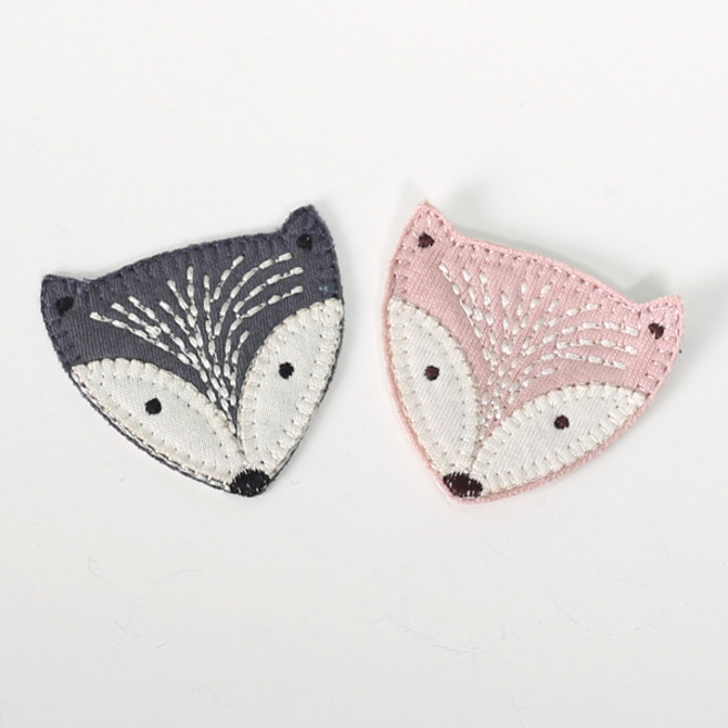 [펠트친구] 여우와펜[1286], 회색, 1개