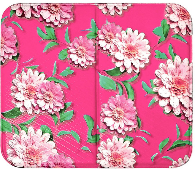 토탈하우스 (꽃핑크색) 플라워 사우나방석 꽃방석 접이식방석 목욕방석 휴대용방석 1인용 쿠션방석 다용도미니매트 거베라꽃