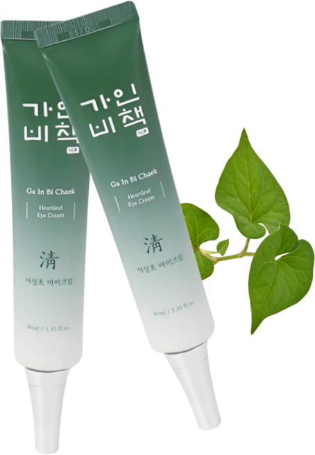 가인비책 청 어성초 미백 진정 탄력 아이크림 2개, 40ml