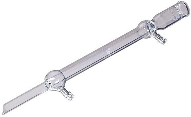 Pyrex 붕규산 유리 웨스트 콘덴서 19mm 재킷 O.D. x 200mm 재킷 길이, Pyrex 붕규산 유리 웨스트 콘덴서, 19mm 재킷