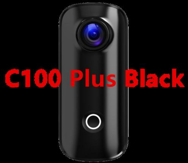 SJCAM C100 플러스 액션 4K 30M 방수 2.4G 와이파이 스포츠 EIS 자전거 헬멧 오토바이, Standard, 3)C100 Plus Black, 2) C100 Plus Black - Standard, 1개