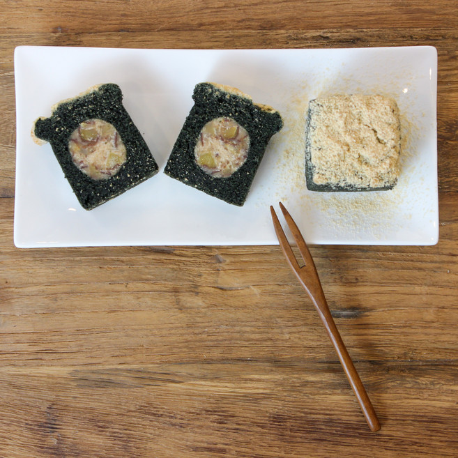 [포포브레드] 파운드 3종 / 쌀 디저트 글루텐프리 케이크 노밀가루 비건 베이커리, 쑥밤 파운드, 2개