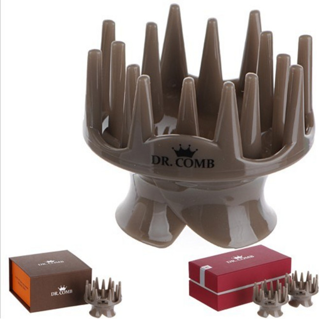 닥터콤 저자극 두피마사지 샴푸브러쉬 스칼프브러쉬 두피괄사빗, 1개입