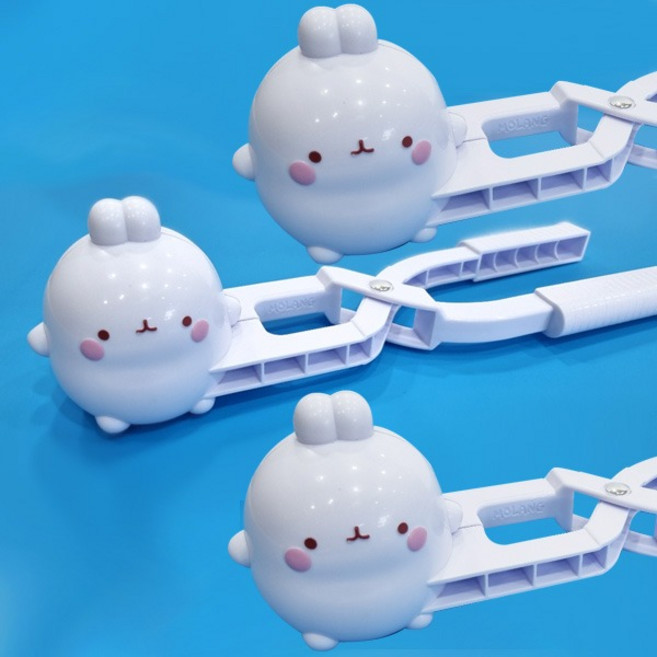 (TOY7) 몰랑이 스노우볼 메이커 낱개1개 눈집게 눈제조기