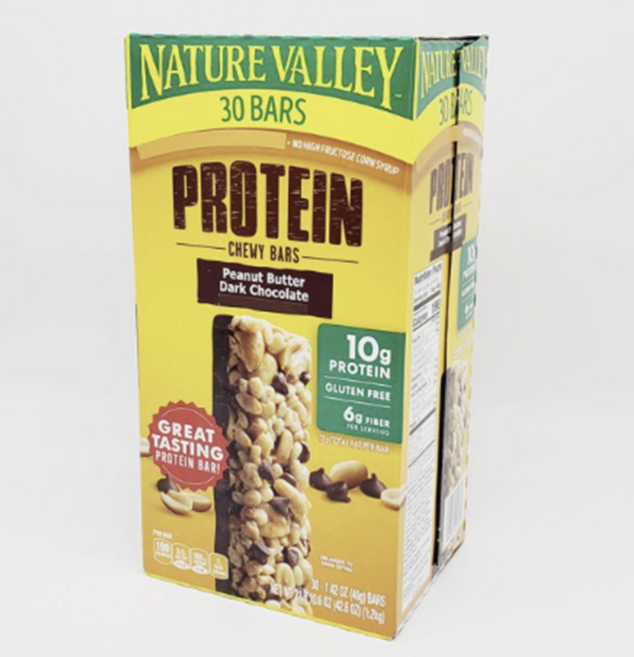 네이쳐밸리 프로틴 츄이 바 피넛버터 다크 초콜릿 40g x 30개입, 1.2kg, 1개