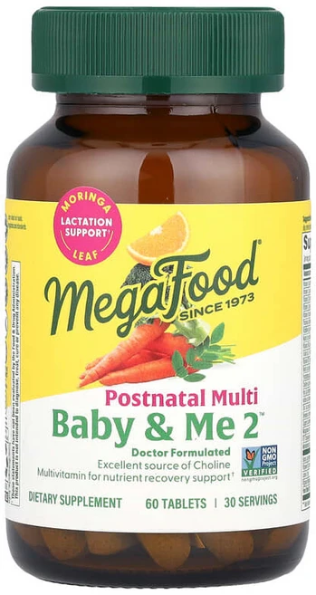 메가푸드 베이비 미투 Baby Me 2 프리네이탈 멀티 Prenatal Multi 60정 - 쿠팡