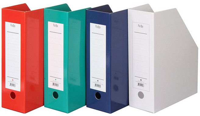 인터탑 문화산업 종이 화일박스 화일꽃이 서류꽃이 F190-7 10개, 백색(10개), 1세트