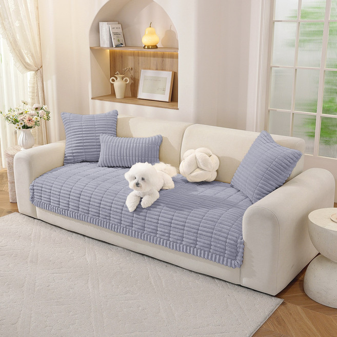 와이스타일 논슬립 극세사 쇼파패드 소파방석 거실 소파 패드 사계절 부드러운 먼지없고 소파방석