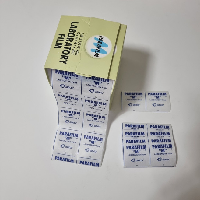 파라필름 미터단위 소분판매 밀봉 파라핀 필름 Parafilm M PM-996 amcor, 폭 10cm x 길이 3M(컷팅), 1개